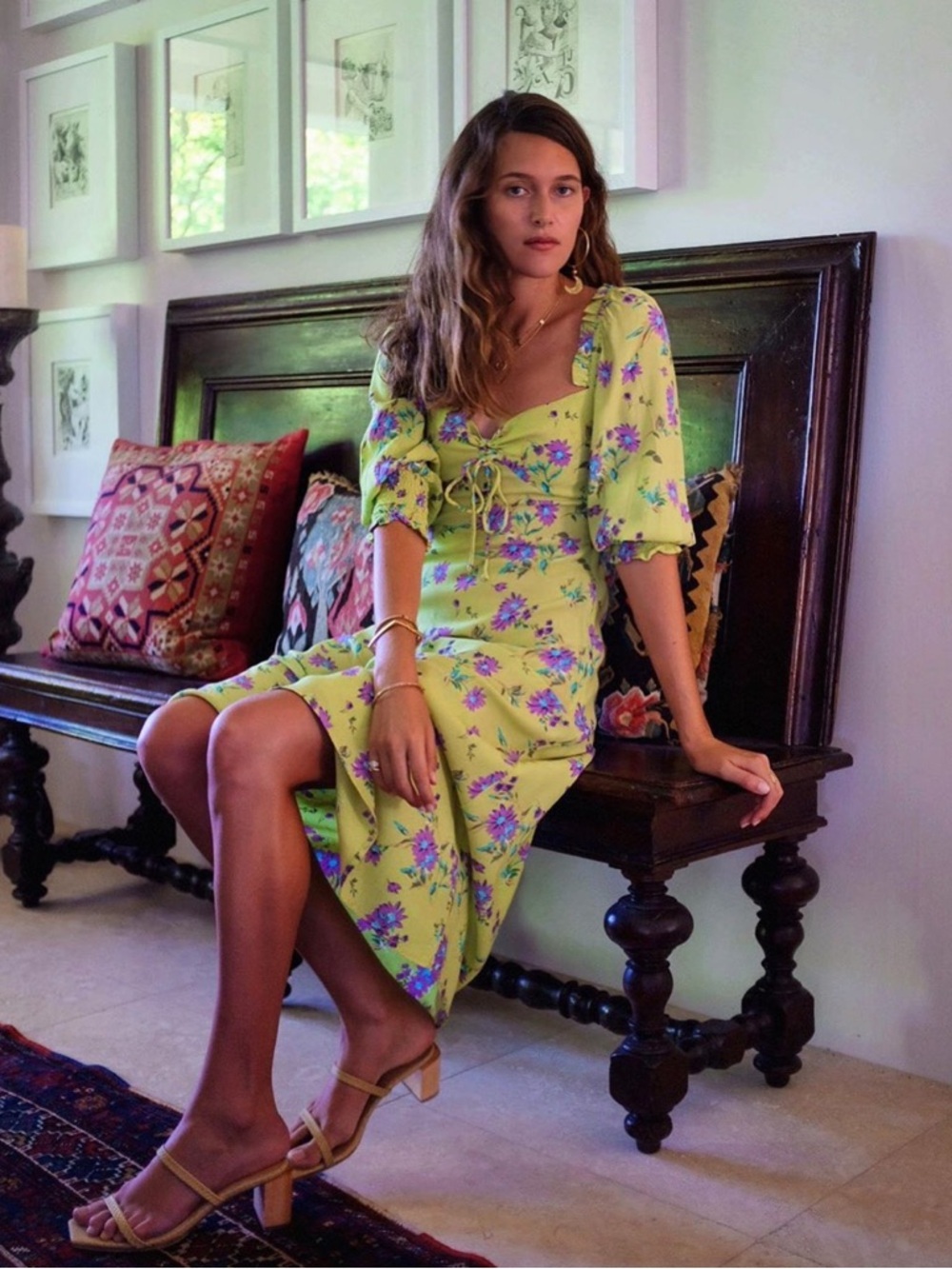 Faithfull the Brand Mathilde Midi Dress - Picture 8 of 11